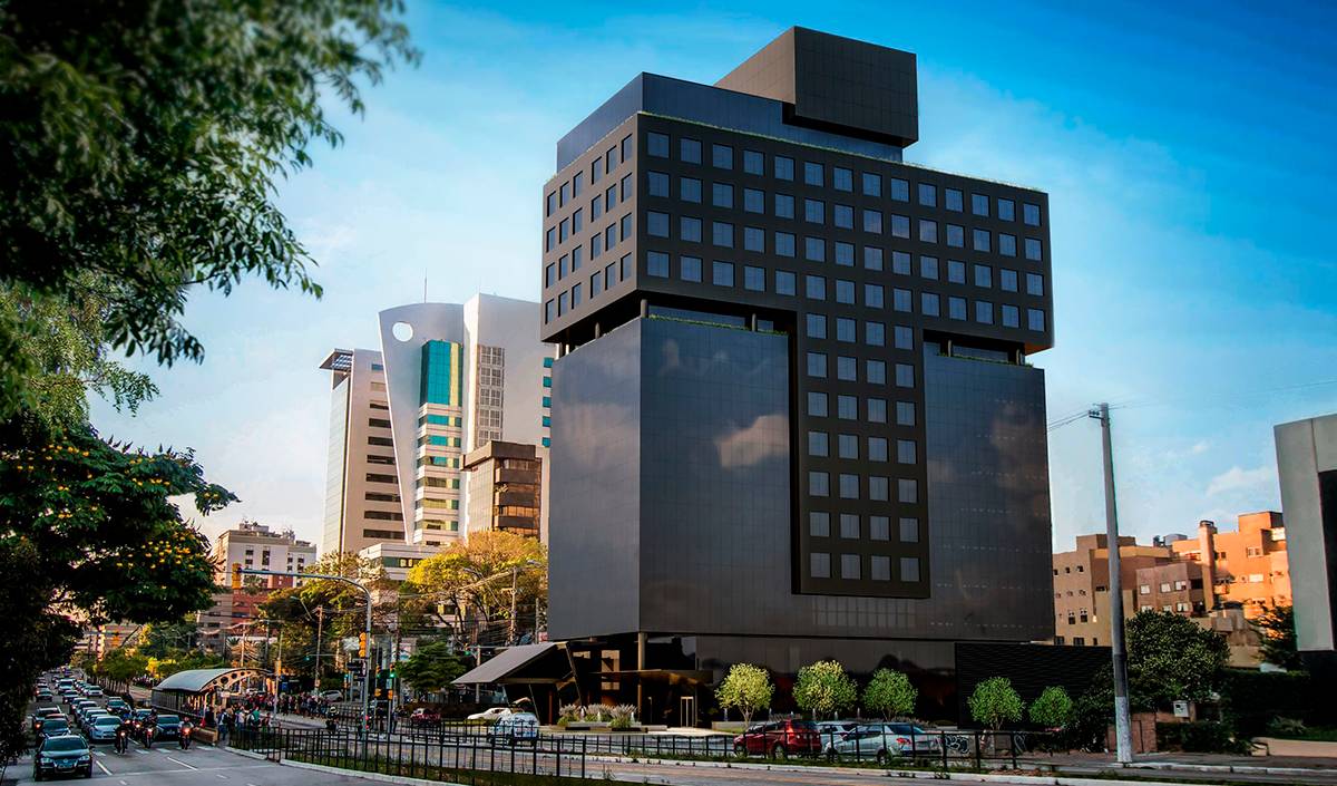 Capa: Edifício em Porto Alegre conquista requisitos de sustentabilidade com vidros pretos